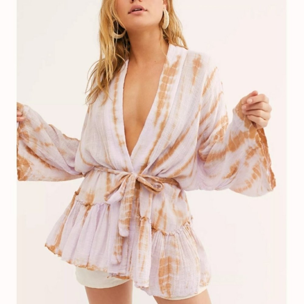 NWT free people kimono top